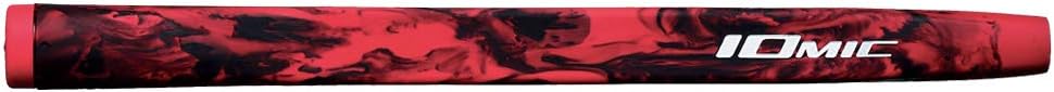 Iomic Putter Grip, Standard, Black Army Coral Red