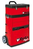 Beta Tools C41H-R Two-Module Rolling Tool Chest - Red