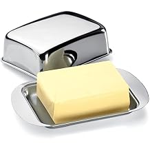 Tescoma 428630.00 Butter Dish with lid, stainless steel, for refrigerator