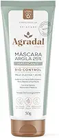 Agradal Máscara Facial de Argila 25%, Matificante Bio Control para Pele Oleosa e Acne, 50g