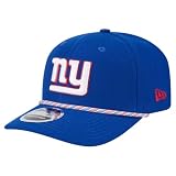 New Era Unisex-Adult NFL Team Color Gameday Multi Rope 9SEVENTY Football Stretch Adjustable Snapback Hat One Size Fits All - New York Giants