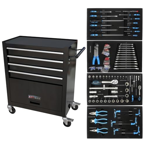 S.Walt 233PCS 4-Drawer Rolling Tool Chest