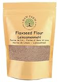 Raw Farm - Leinsamenmehl 1 kg - 100% reines, glutenfreies, ketofreundliches, proteinreiches, kohlenhydratarmes, nussfreies Mehl zum Backen, Kochen und für Smoothies