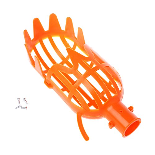 CADANIA 1Pcs plastic fruit picker gardening picking tool Orange