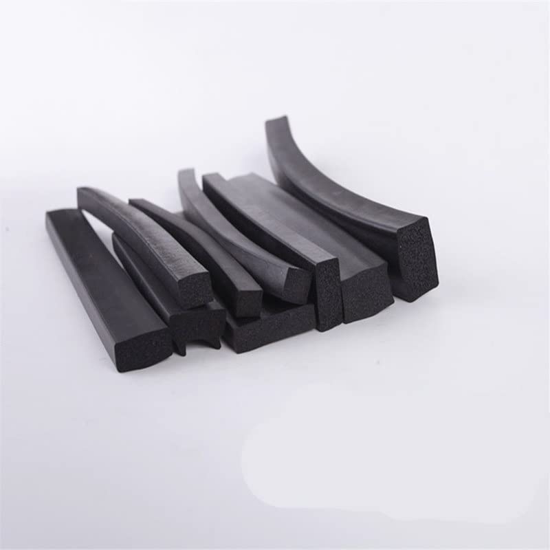 Silicone Foam Seal Strip, Tira De Sellado Rectangular Espuma Silicona Negra, 5m, for Mejoras En El Hogar, Varios Tamaños(15x15mm)