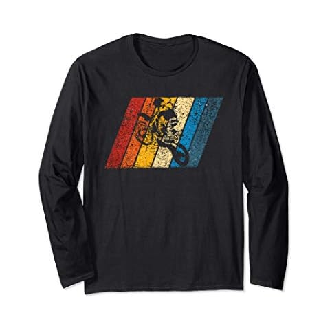 Cool Retro Dirtbike Rider Gift Long Sleeve T-Shirt Cover