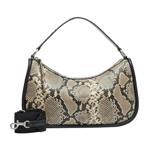 LIEBESKIND Berlin FAB 2 SNAKE HOBO Schultertasche, Large (HxBxT 22.5cm x 36.8cm x 11.8cm)