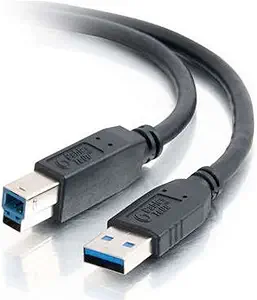 Legrand - C2G USB 3.0 Cable, USB A to B Cable, Black Data Transfer Cable, 3 Meter (9.84 Feet) C2G USB Cable, 1 Count, C2G 54175