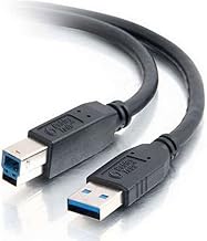C2G/Cables to Go 54175 USB 3.0 A Male to B Male Cable, Black (3 Meter/9.8 Feet)