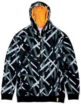 Bonfire Kaleidoscope Snowboard Hoodie Black Small