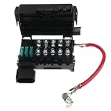 Fit für Beetle 2002-2010 MagiDeal Auto Batterie Sicherungskasten Sicherungshalter Box Sicherungsdose Terminal für 99-04 VW Volkswagen Golf Mk4 1J0937550A