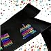 Decorit Blow Me It’s My Birthday Sash, Gag Bday Gift for Birthday Boy Dude King, Happy Bday Party Decorations, Rainbow, Black