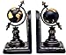 Bellaa 28700 Globe Bookend Armillary Books Shelves Holder Vintage Style 7 inch
