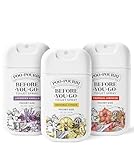 Poo-Pourri Before-You-Go Pocket Toilet Spray, Travel Essentials, 1 Fl Oz, Spring Variety 3 Pack, Each Up to...