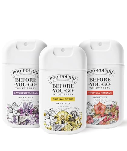 Poo-Pourri Before-You-Go Pocket Toilet Spray, Travel Essentials, 1 Fl Oz,