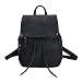 Wishliker Casual Mochila Sencilla Mujer Mochilas,Negro