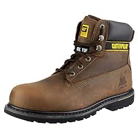 Cat Holton Sb, Men SRC Work Boots, Brown (Dark Brown), 10 UK (44 EU)