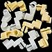 Rexka Door Lock Rod Clip Set 5 mm Rod Size for Lexus Toyota 69293-12030 69293-12040 Camry, Celica, Corolla, Echo, Highlander, MR2, RAV4, Tundra and 4-Runner (Pack of 10)