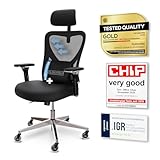 CLOUVOU CleverSeat Ergonomic Office Chair [BEST RATED] Desk Chair 100% Adjustable | Computer Chairs & Gaming Chair Adults | Desk Chair For Home Office Chair Ergonomic | Up To 330lbs