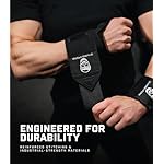 Gymreapers Weightlifting Wrist Wraps (IPF Approved) 18" Professional Quality Wrist Support with Heavy Duty Thumb Loop - Best Wrap for Powerlifting Competition, Strength Training, Bodybuilding - Image 3