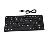 Clavier filaire ergonomique pour une saisie fluide : : profitez frappe confortable et efficace avec ce clavier filaire plug-and-play. Doté disposition standard et de touches réactives, il offre des performances fiables pour travailler ou étudier. Aucun logiciel nécessaire : connectez-vous simplement et commencez à taper avec précision et facilité.
