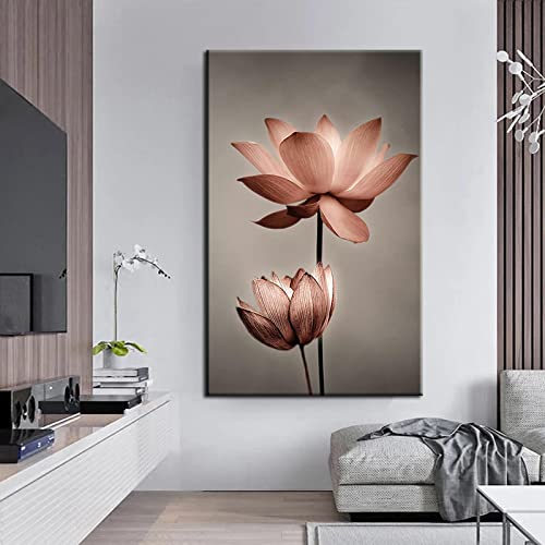 Affiches fleurs de lotus pour une ambiance zen et poétique dans la maison
