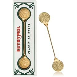 EUTHYMOL Classic Toothpaste Squeezer (Gold) - Luxury Metal Tube Roller, Aesthetic Bathroom Accessory, Vintage Gift for Euthymol Lovers, Tube Squeezer, Perfectly Compatible with Euthymol Toothpastes