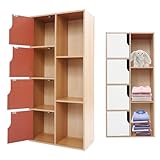 HAUTEUR DIMENSIONNELLE : l'armoire de salle de bain hauteur appropriée (105 cm/41,34 pouces) vous permet de retirer des objets sans vous pencher ou marcher sur le bout des orteils, assurant ainsi une utilisation pratique.