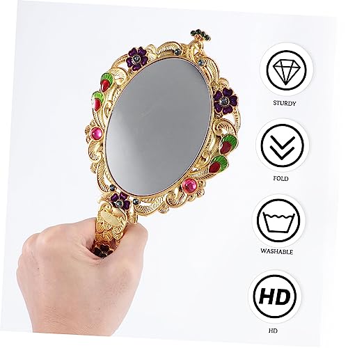 Espejo de Maquillaje Plegable Retro CALLARON con Peine miniatura 3