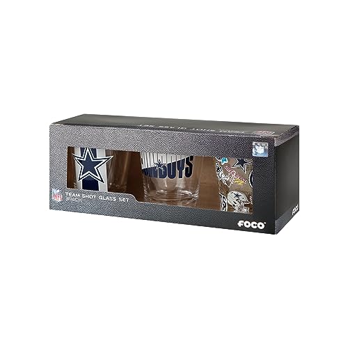 FOCO Dallas Cowboys NFL Team Spirit Shot Glasses - 3 Pack by FOCO - Used condition - Image 5