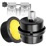 Watris Veiyi Air Compressor Intake Filter, G1/2 20mm Metal Air Compressor Filters Parts, Air Compres