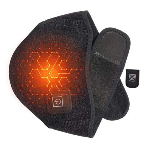 Duroecsain Almohada térmica para el cuello, 3 niveles de calor, cojín de calor eléctrico para el cuello, para hombres, mujeres, personas mayores, lugar de trabajo en casa, relajación diaria después