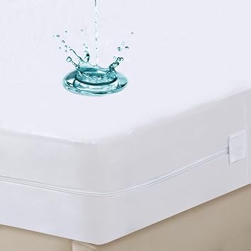 Twin Waterproof Zippered Mattress Encasement