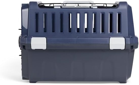 EveryYay by Petco 2-Door Pet Kennel Small 23" L X 15.4" W X 15.8" H Navy & Grey