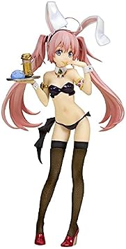 quesQ That Time I Got Reincarnated as a Slime Milim Nava Bunny Girl Style 1/7 Scale PVC Figure, Multicolor