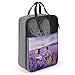 Lavender Field Bike Shoe Bags for Travel Water-Resistant Shoes Pouch with Handle Fashion Shoe Organizer with Zipper Closure Portable Sneaker Carrier for Men & Women Daily Use