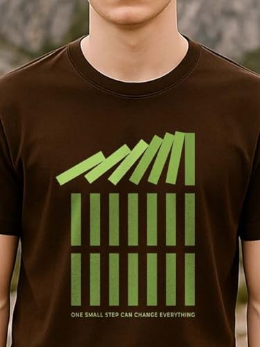 Image of Nobero Men's Regular Graphic Printed T-Shirt for Men | Soft Cotton | Classic Fit | Printed Casual Tshirt for Men