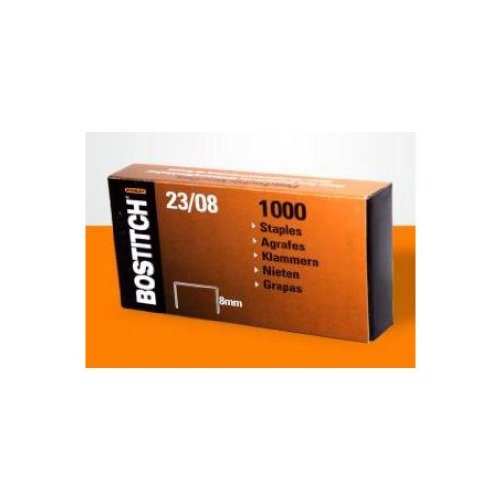 Preisvergleich Produktbild Bostitch, 1.000 Stück Heftklammern 23 / 8 mm G