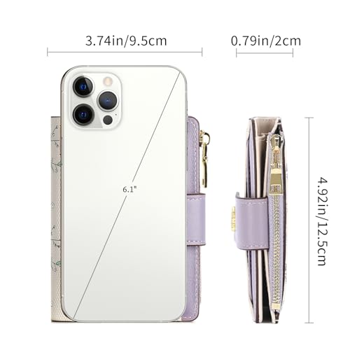 Image of GAEKEAO Wallet Women Small RFID Vegan Leather Card Holder for Women