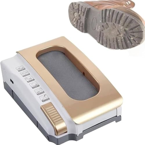 Máquina de limpieza de suelas totalmente automática, limpiador y pulidor de zapatos, cepillo para zapatos recargable de 260 rpm, limpiador de zapatos sin agua para la entrada de casa y hotel.