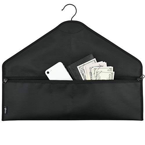 Cosmos Pack Of 2 Hanger Diversion Safe Bag | Hidden Pocket Safe | Hanger Secret Hanging Safe Zipper Pouch Bag For Hide Personal Items In Travel, Home And Hotel #TOP1