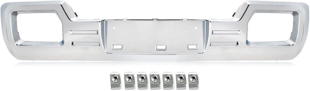 Chrome Front Lower Bumper Panel Skid Plate Fit for GGMMCC Sierra 1500 2014-2015 22902312