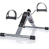 Pedal Exercise Mini Cycle Bike Great for Home or Office Workout - Digital Display for RPMs, Calories, Time, Speed, Distance - Under Desk for Legs -Tabletop for Arms
