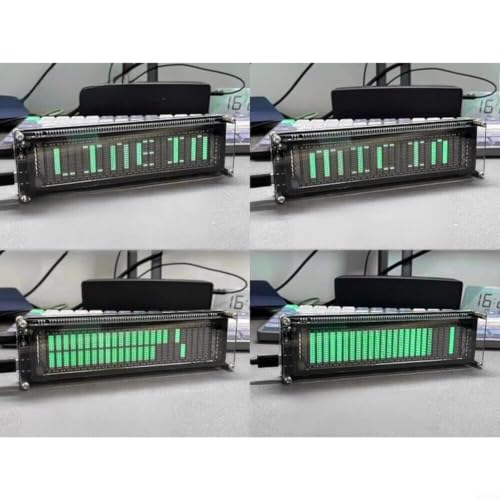 Visualizador de espectro de audio con medidor de nivel para música 6