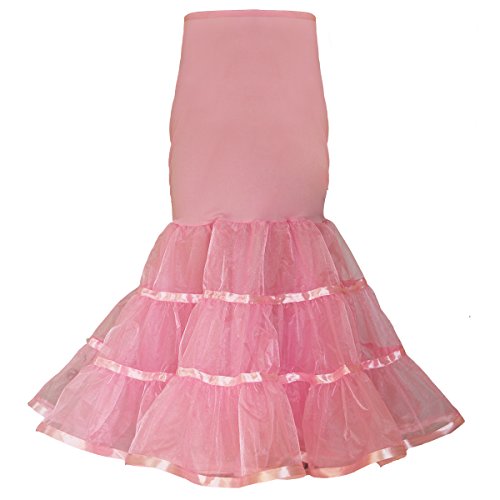 Image of Women Mermaid Petticoat Fishtail Underskirt Trumpet Crinoline for Mermaid Wedding Dress