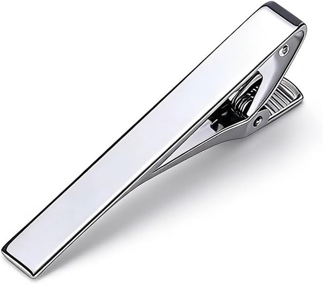 Silver Color Tie clips Stainless Steel Tie Clip for Business Gifts