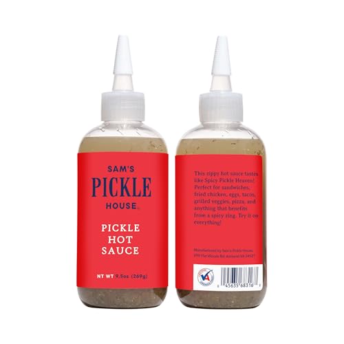 Sam's Pickle House Pickle Hot Sauce - Spicy Pickle Condiment