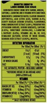 Lando Norris Edition, Melon with Yuzu, Energy Zero Sugar Drink Monster 12 x 500ml Cans