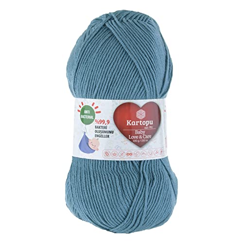 100g Strickgarn Kartopu Baby Love and Care antibakteriell Babywolle Babystrickgarn Häkelgarn Farbwahl