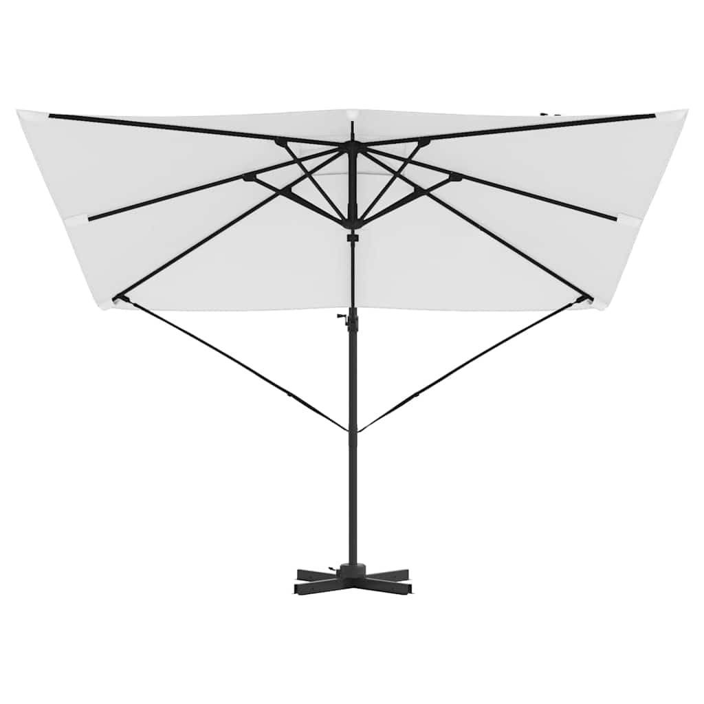 Parasol Roma Beige 286 x 284 x 265 cm aluminium i poliester